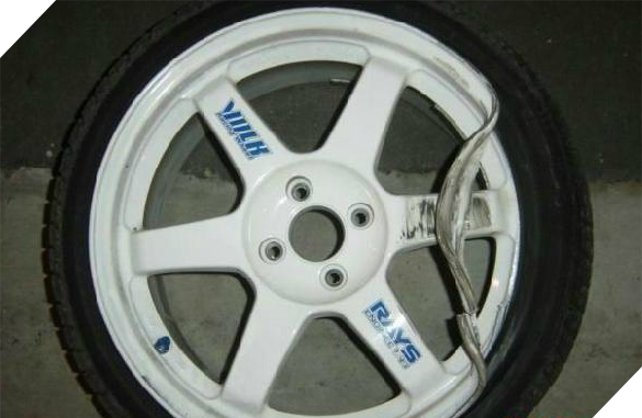 Flow formed wheel break