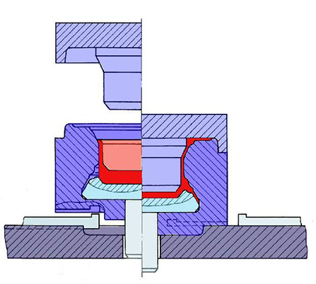 Hot closed die forging